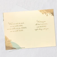 Love, Peace and Hope Encouragement Card With Wooden Token for only USD 7.99 | Hallmark