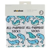 All-Porpoise Novelty Crew Socks for only USD 12.99 | Hallmark