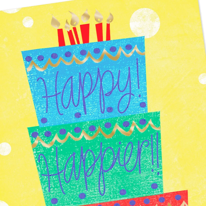 Happy, Happier, Happiest Birthday Card for only USD 2.50 | Hallmark
