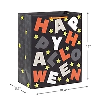 13" Happy Halloween Letters Large Gift Bag for only USD 4.49 | Hallmark