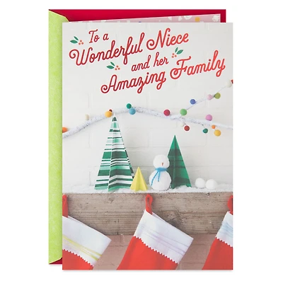 So Happy We're Family Christmas Card for Niece and Family for only USD 2.99 | Hallmark