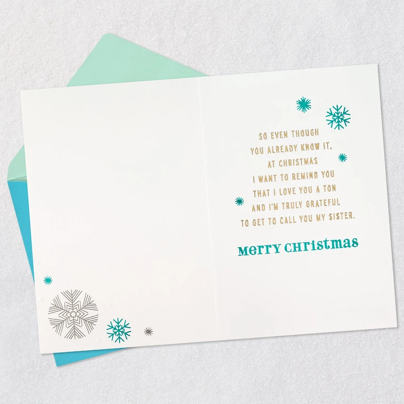 I Love You a Ton Christmas Card for Sister for only USD 5.59 | Hallmark