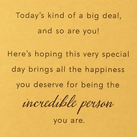 All the Happiness You Deserve Year of the Monkey Birthday Card for only USD 6.99 | Hallmark