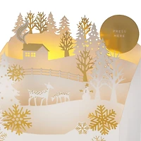Winter Wonderland Musical 3D Pop-Up Holiday Card With Light for only USD 9.99 | Hallmark
