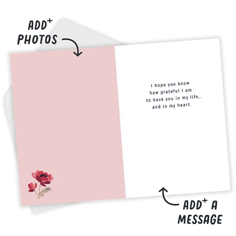 Grateful for You Custom Love Card for Her for only USD 4.99 | Hallmark