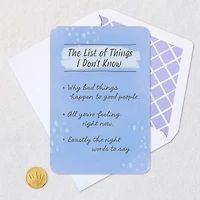 The List of Things I Know Encouragement Card for only USD 2.99 | Hallmark