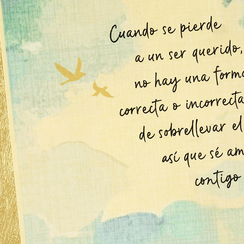 Be Gentle With Yourself Spanish-Language Sympathy Card for only USD 4.59 | Hallmark