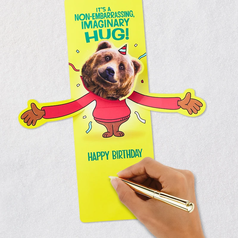 A Non-Embarrassing, Imaginary Hug Funny Pop-Up Birthday Card for Grandson for only USD 6.59 | Hallmark
