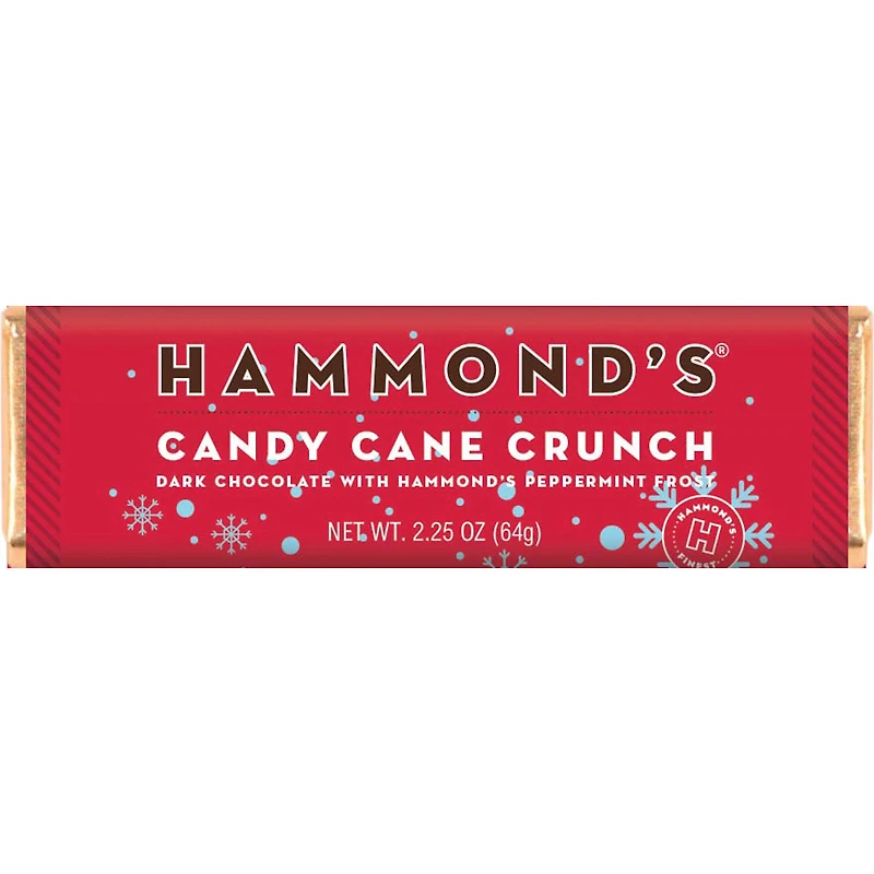 Hammond's Candies Candy Cane Crunch Dark Chocolate Bar for only USD 3.95 | Hallmark
