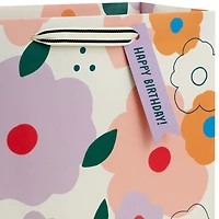 13" Mod Floral on White Large Birthday Gift Bag for only USD 4.99 | Hallmark
