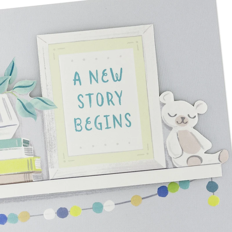 A New Story Begins New Baby Card for only USD 6.99 | Hallmark