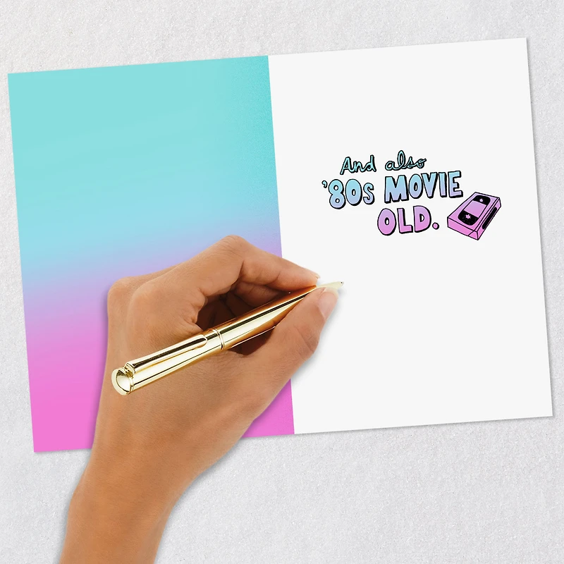 80s Movie Old Funny 40th Birthday Card for only USD 4.49 | Hallmark