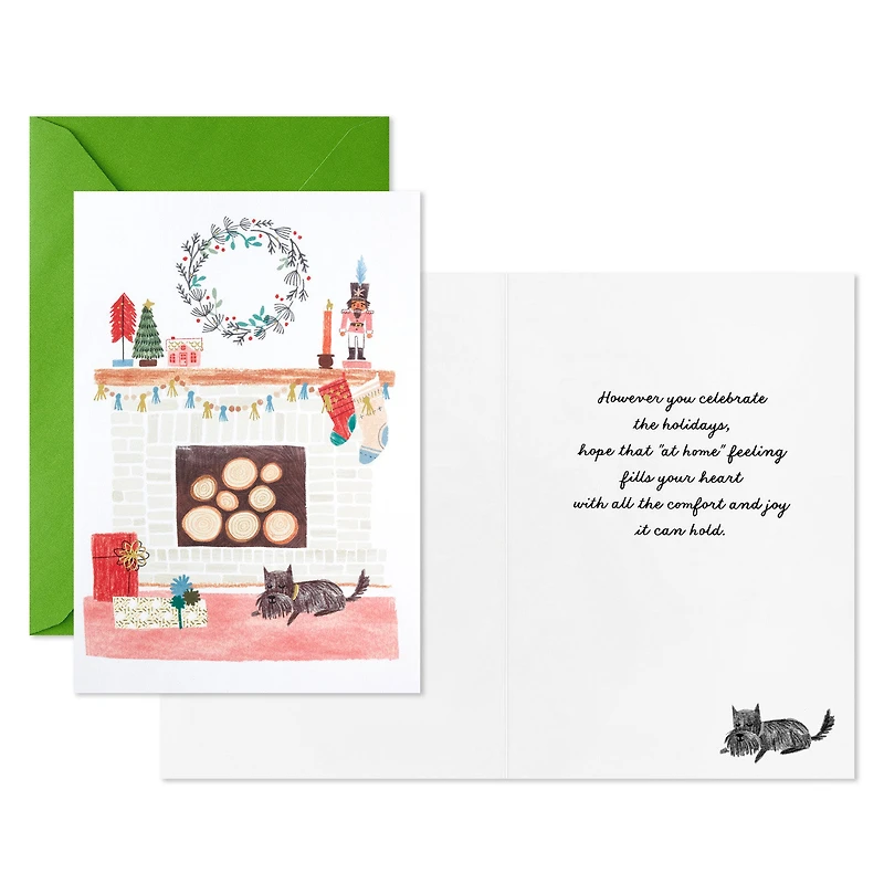 Warm and Cozy Fireplace Packaged Christmas Cards, Set of 5 for only USD 5.00 | Hallmark