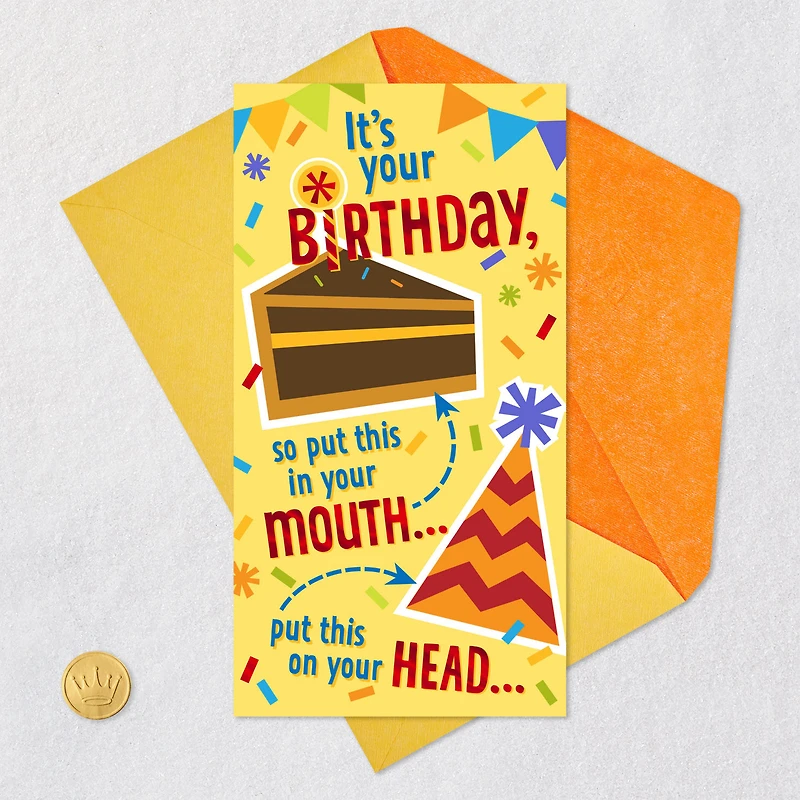 Put this in Your Pocket Money Holder Birthday Card for Kids for only USD 2.99 | Hallmark