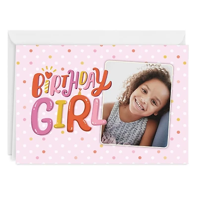Festive Pink Custom Birthday Card for Girl for only USD 4.99 | Hallmark