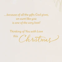 You're One of the Best Gifts from God Religious Christmas Card for Aunt for only USD 3.99 | Hallmark