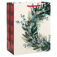 13" Winter Welcome Wreath Large Holiday Gift Bag for only USD 4.49 | Hallmark