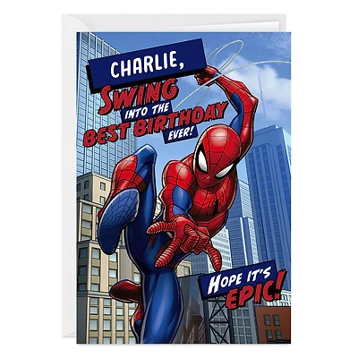 Marvel Spider-Man Hope It's Epic Custom Birthday Card for only USD 4.99 | Hallmark