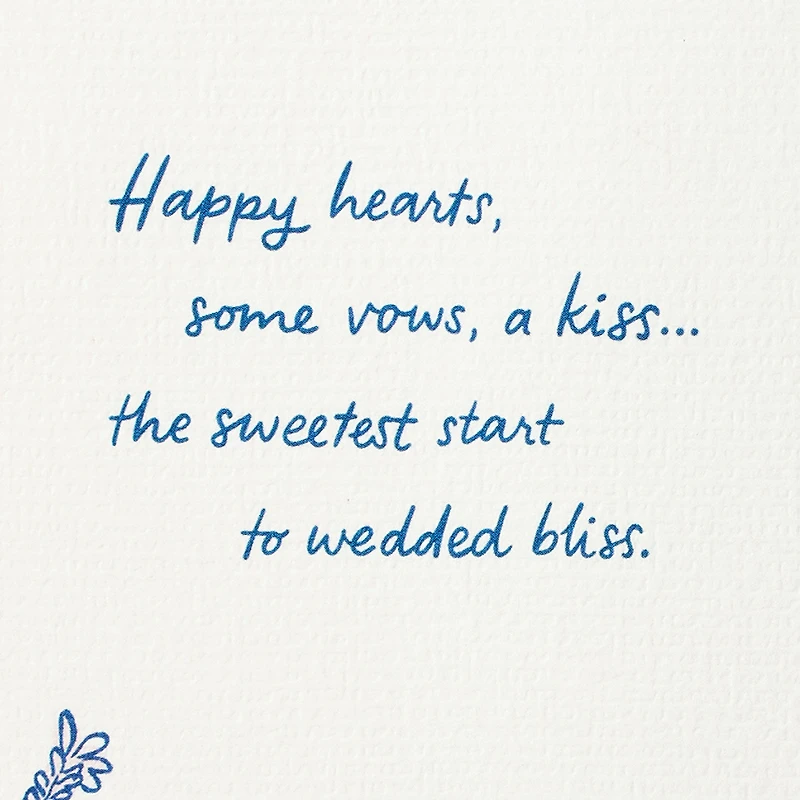 The Sweetest Start to Wedded Bliss Wedding Card for only USD 7.59 | Hallmark