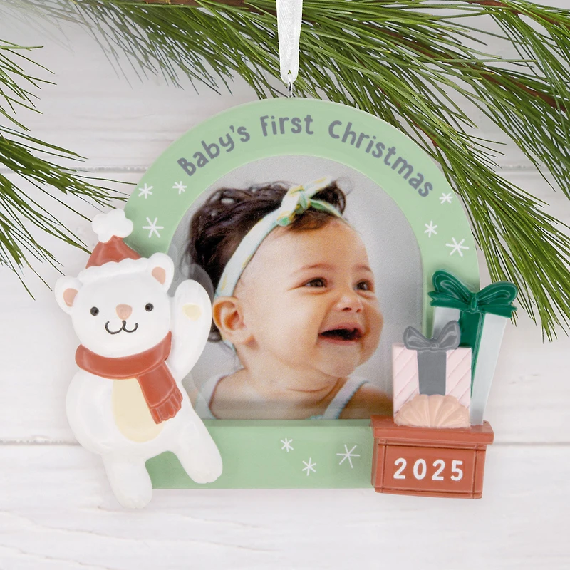 Baby's First Christmas 2025 Photo Frame Hallmark Ornament for only USD 14.99 | Hallmark