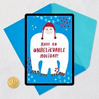Happiest Holidays Yeti Venmo Holiday Card for only USD 4.99 | Hallmark
