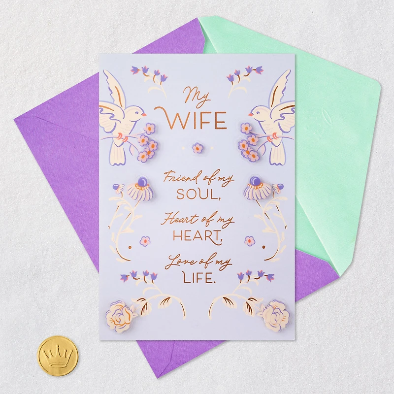Celebrating You and a Lifetime of Love Romantic Birthday Card for Wife for only USD 8.99 | Hallmark