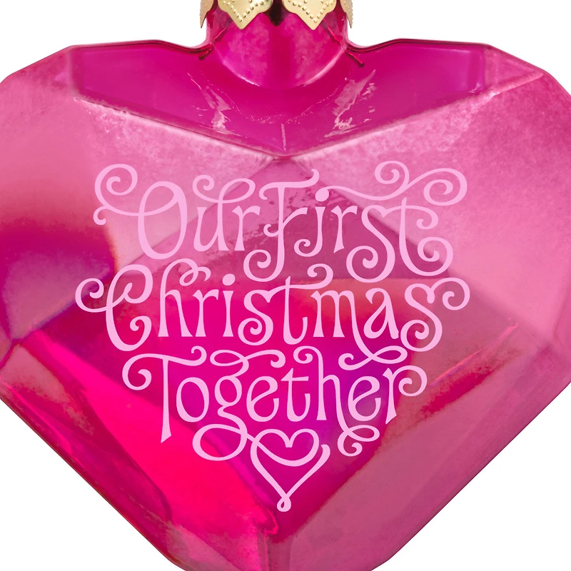 Our First Christmas Together 2026 Glass Ornament for only USD 28.99 | Hallmark