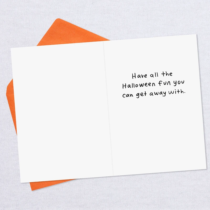 Donut-Eating Ghost Funny Halloween Card for only USD 3.49 | Hallmark