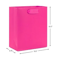 6.5" Solid Hot Pink Small Gift Bag for only USD 2.49 | Hallmark