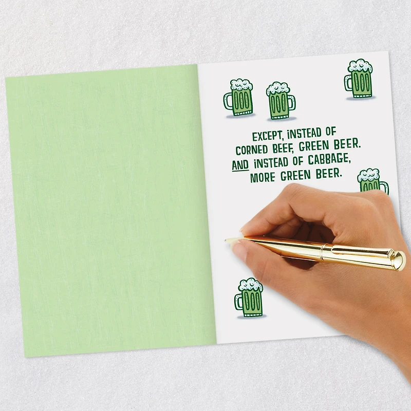 Bring on the Green Beer Funny St. Patrick's Day Card for only USD 3.69 | Hallmark