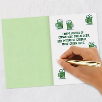 Bring on the Green Beer Funny St. Patrick's Day Card for only USD 3.69 | Hallmark