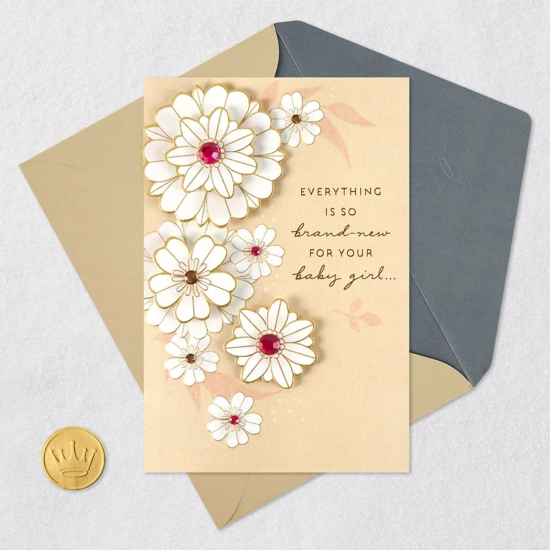 A Brand-New Love New Baby Girl Card for only USD 7.59 | Hallmark