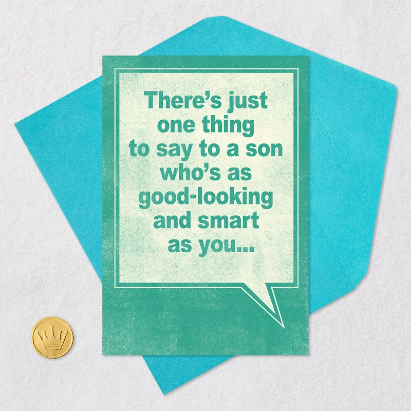 Just One Thing to Say Funny Birthday Card for Son for only USD 3.99 | Hallmark