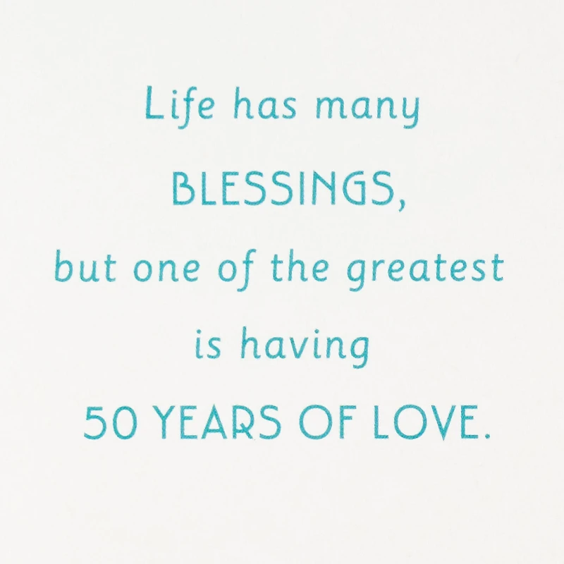 Happy to Celebrate You 50th Anniversary Card for only USD 5.99 | Hallmark