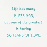 Happy to Celebrate You 50th Anniversary Card for only USD 5.99 | Hallmark