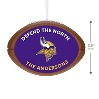 NFL Minnesota Vikings Football Personalized Ornament, Custom Text for only USD 30.99 | Hallmark
