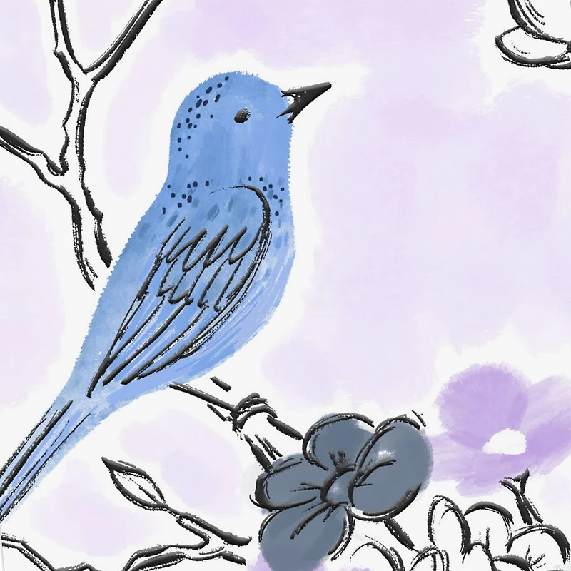 Bluebird on Flowering Branch Blank Card for only USD 2.99 | Hallmark