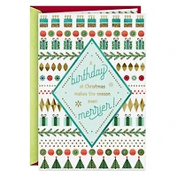 Merry Wishes Christmas Birthday Card for only USD 4.99 | Hallmark