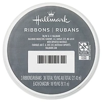 0.2" Gold/Silver/Black Metallic 3-Pack Curling Ribbon, 90' total for only USD 2.99 | Hallmark