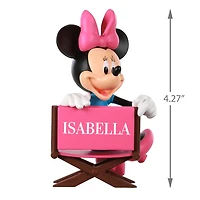 Disney Minnie Mouse in Director's Chair Personalized Ornament, Custom Text for only USD 31.99 | Hallmark