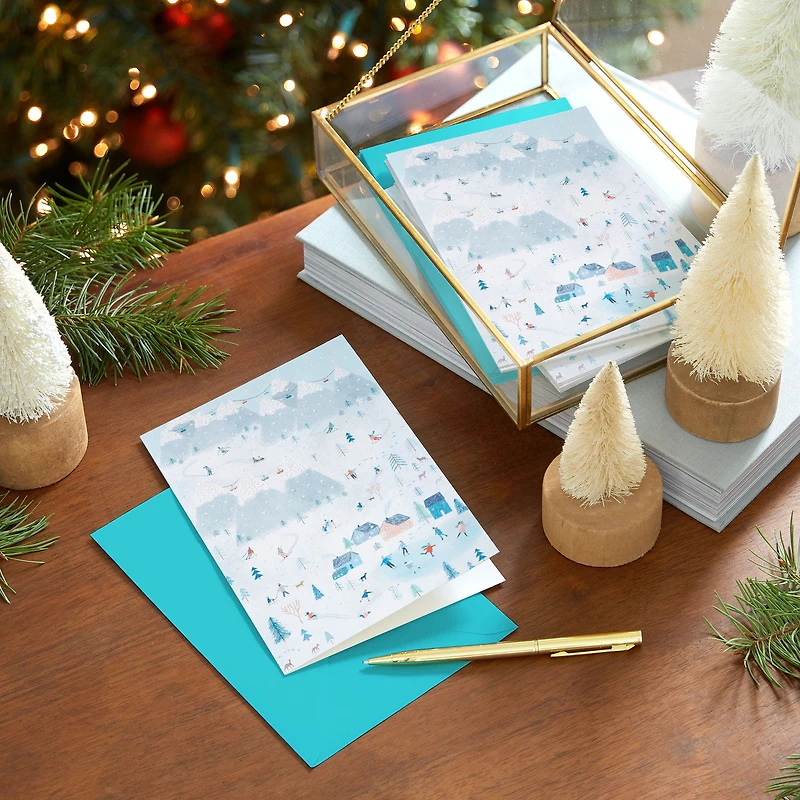 Mountain Village Scene Boxed Christmas Cards, Pack of 16 for only USD 12.49 | Hallmark