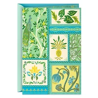 Peacock and Botanical Wallpaper Prints Blank Card for only USD 4.99 | Hallmark