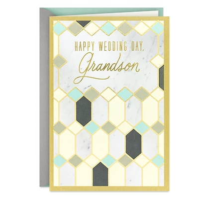 Celebrating This Beautiful New Chapter Wedding Card for Grandson for only USD 4.59 | Hallmark
