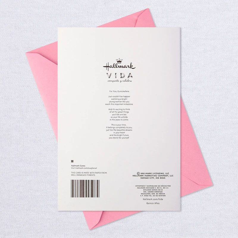 Butterfly Cake Spanish-Language Quinceañera Card for only USD 4.59 | Hallmark