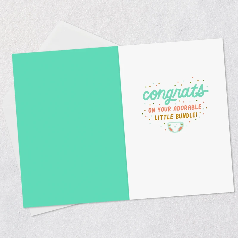 Eat, Poop and Sleep Funny New Baby Card for only USD 4.49 | Hallmark