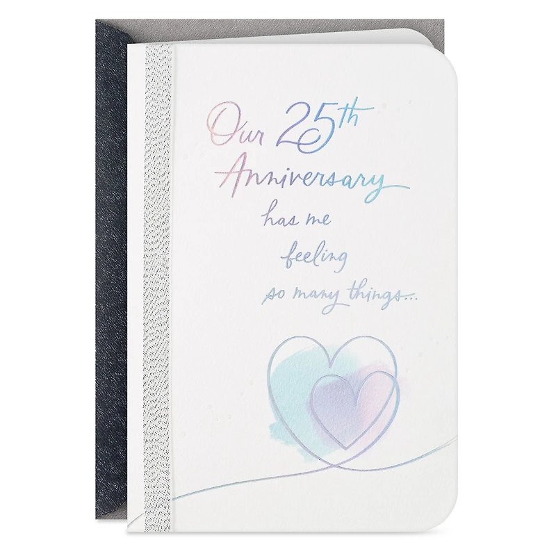 Feeling So Many Things 25th Anniversary Card for Spouse for only USD 6.99 | Hallmark