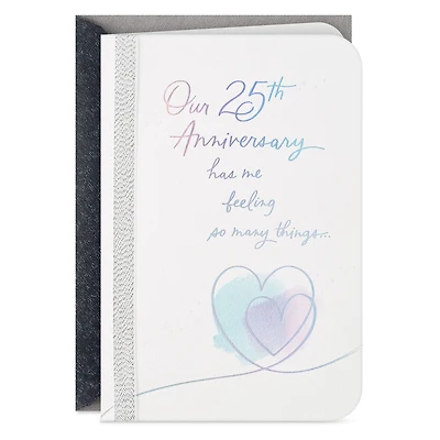Feeling So Many Things 25th Anniversary Card for Spouse for only USD 6.99 | Hallmark