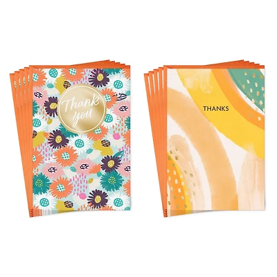 Floral and Brushstroke Thank You Cards, Pack of 10 for only USD 7.99 | Hallmark