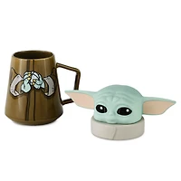 Star Wars: The Mandalorian™ Grogu™ Lidded Mug With Sound, 17 oz. for only USD 39.99 | Hallmark