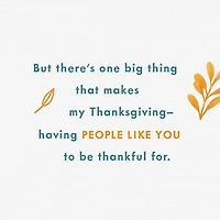 Giving Thanks for People Like You Thanksgiving Card for only USD 3.59 | Hallmark